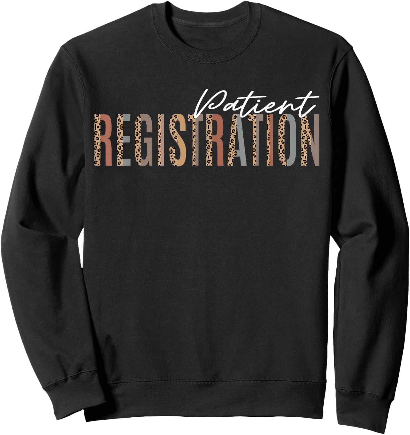 Patient Registration ER Registrar Emergency Department Nurse Sweatshirt - Sweatshirt | Black