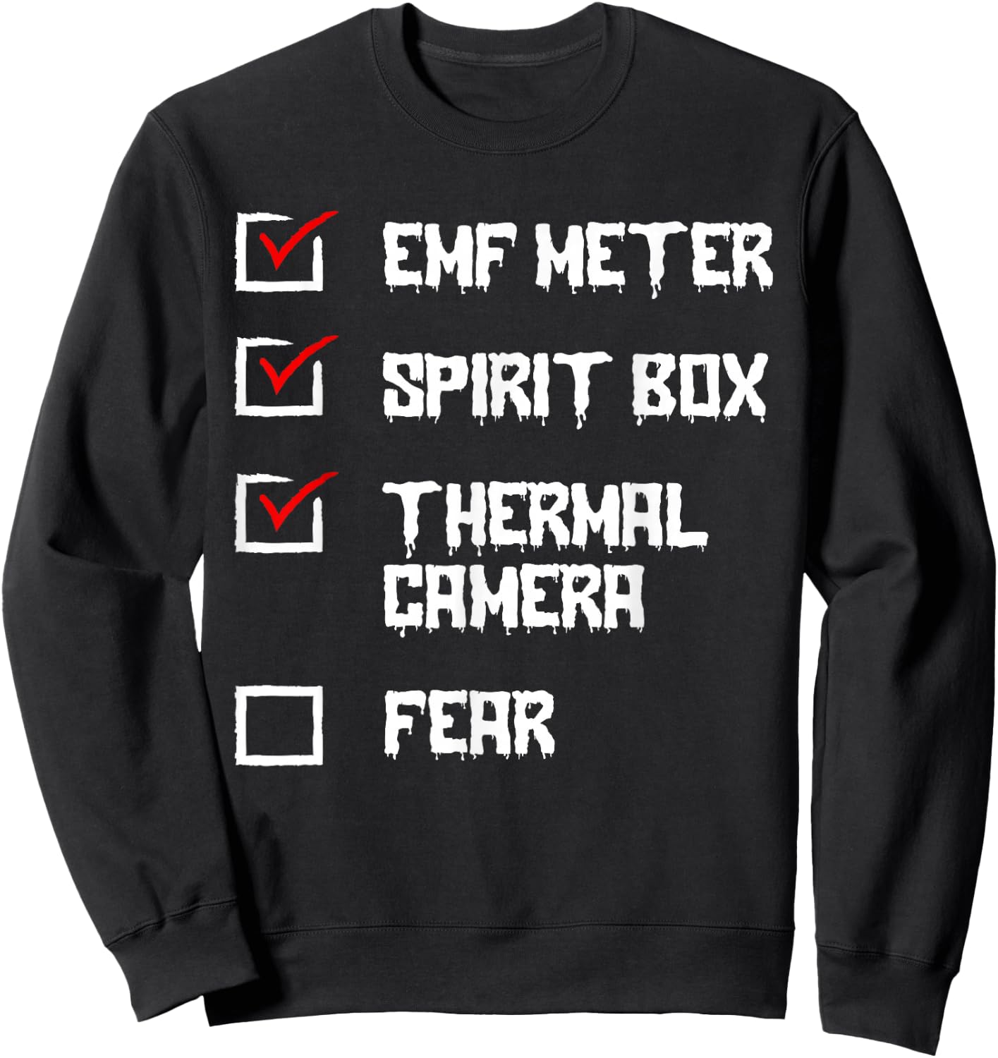 Phasmophobia - Ghost Hunter - Paranormal Investigators Sweatshirt - Sweatshirt | Black