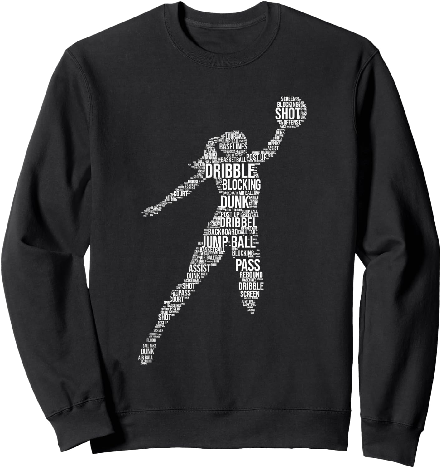 Basketball Girl - Point Guard Ball Shooting Sports Sweatshirt - Sweatshirt | Black