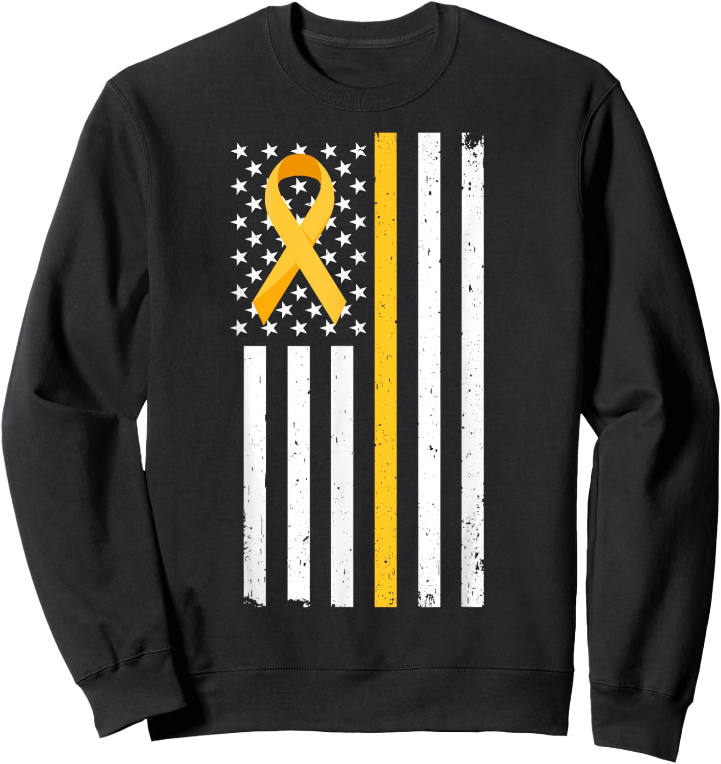 Childhood Cancer Awareness Month | In September We Wear Gold Sweatshirt - Sweatshirt | Black