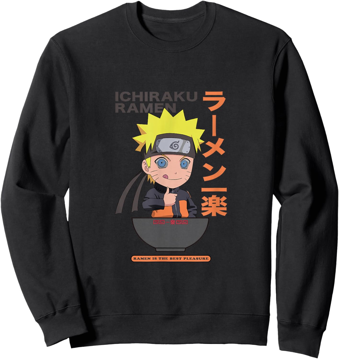 Naruto Naruto Shippuden Ichiraku Ramen - -Kids, Black, S Sweatshirt - Sweatshirt | Black