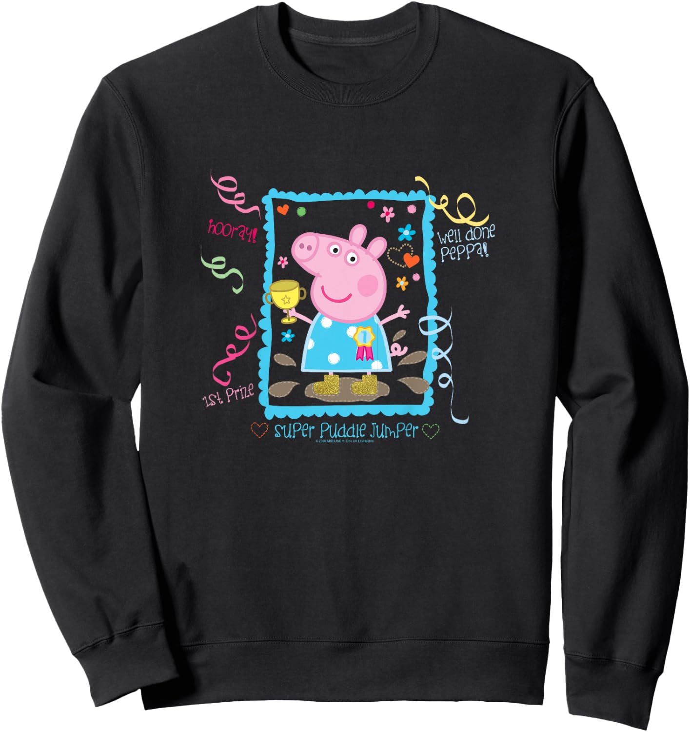 Peppa Pig George Pig Super Puddle Jumper Sweatshirt - Sweatshirt | Black