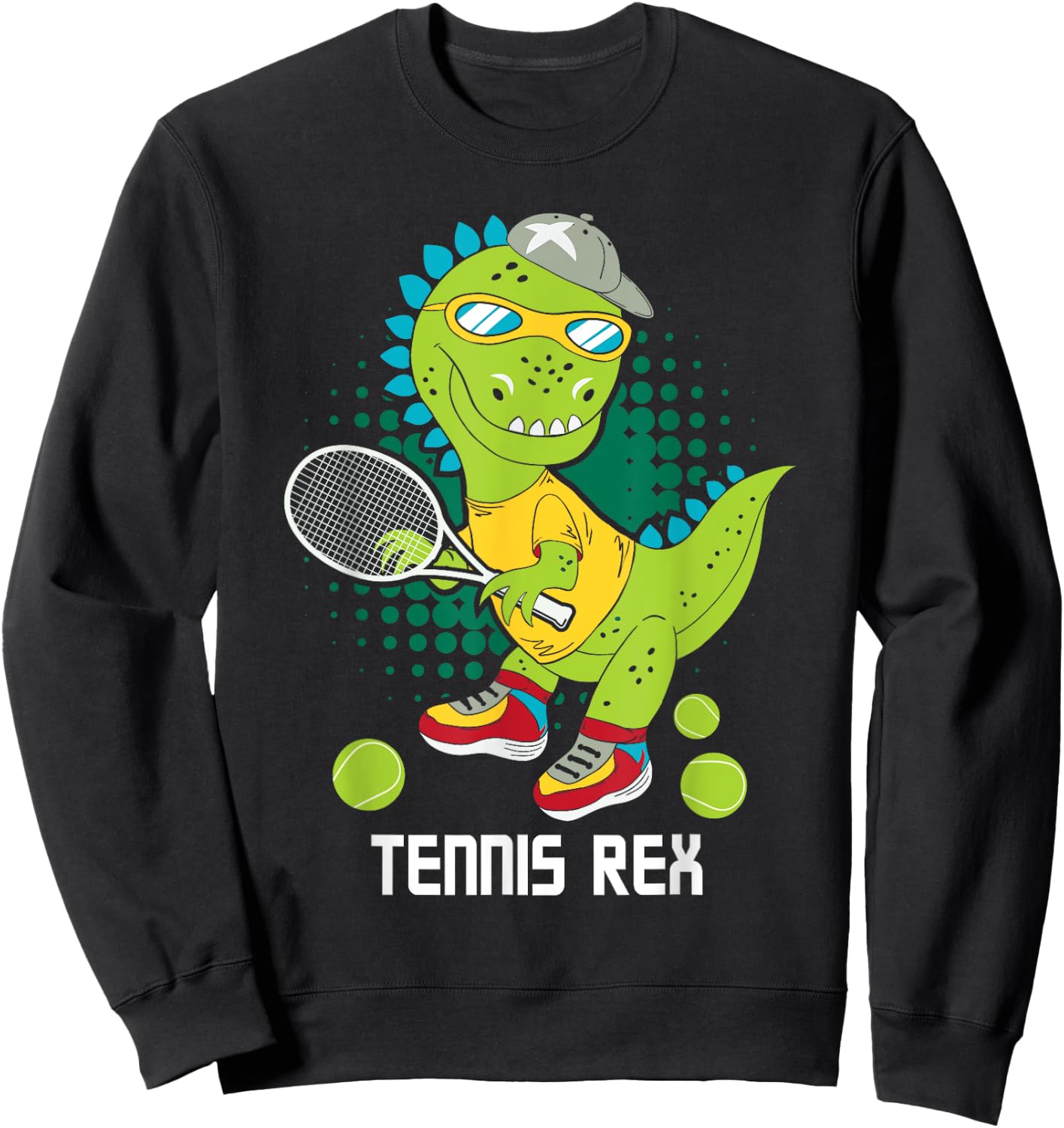 Tennis Rex - Sports Lover Tournament Player Sweatshirt - Sweatshirt | Black