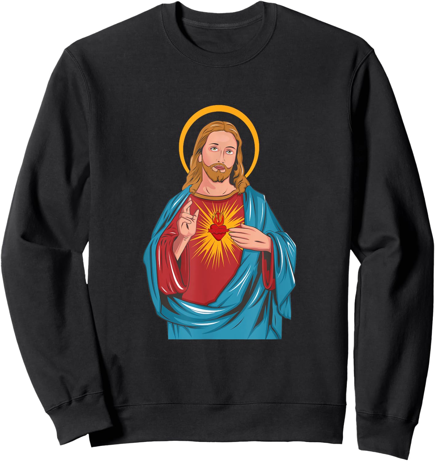 Heart of Jesus Sweatshirt - Sweatshirt | Black