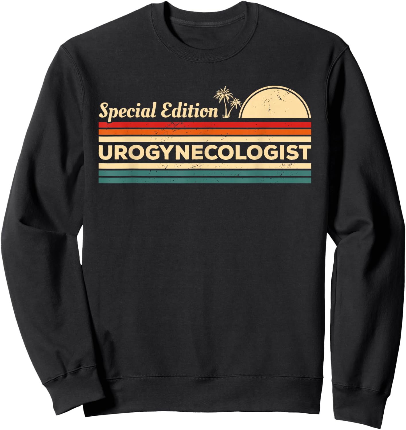 Vintage Urogynecologist Urogynecology Sweatshirt - Sweatshirt | Black