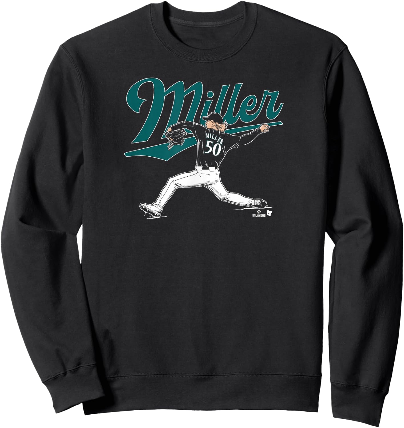 Bryce Miller - Seattle Baseball Sweatshirt - Sweatshirt | Black