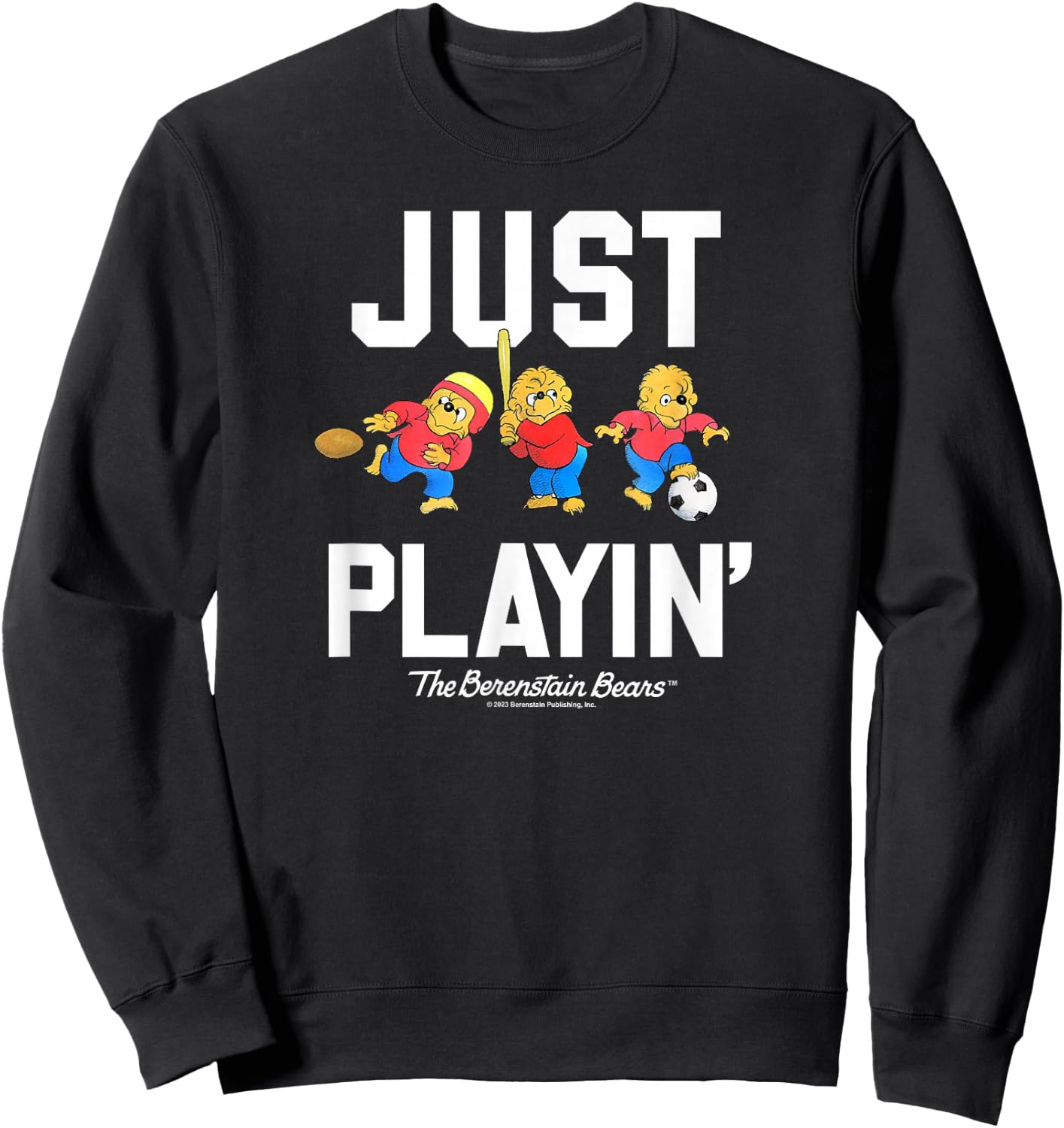 The Berenstain Bears The Berenstain Bears Just Playin Sweatshirt - Sweatshirt | Black