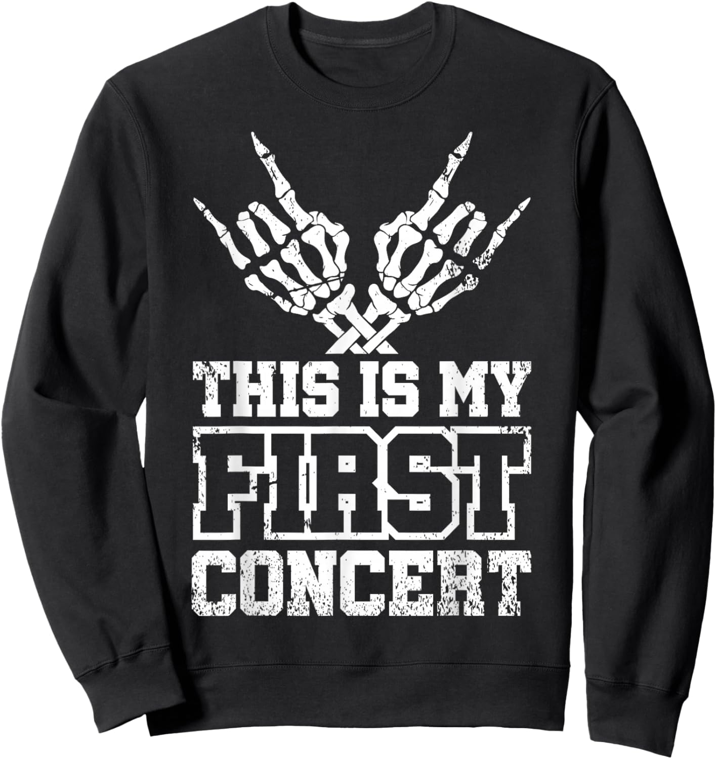 This Is My First Concert Sweatshirt - Sweatshirt | Black