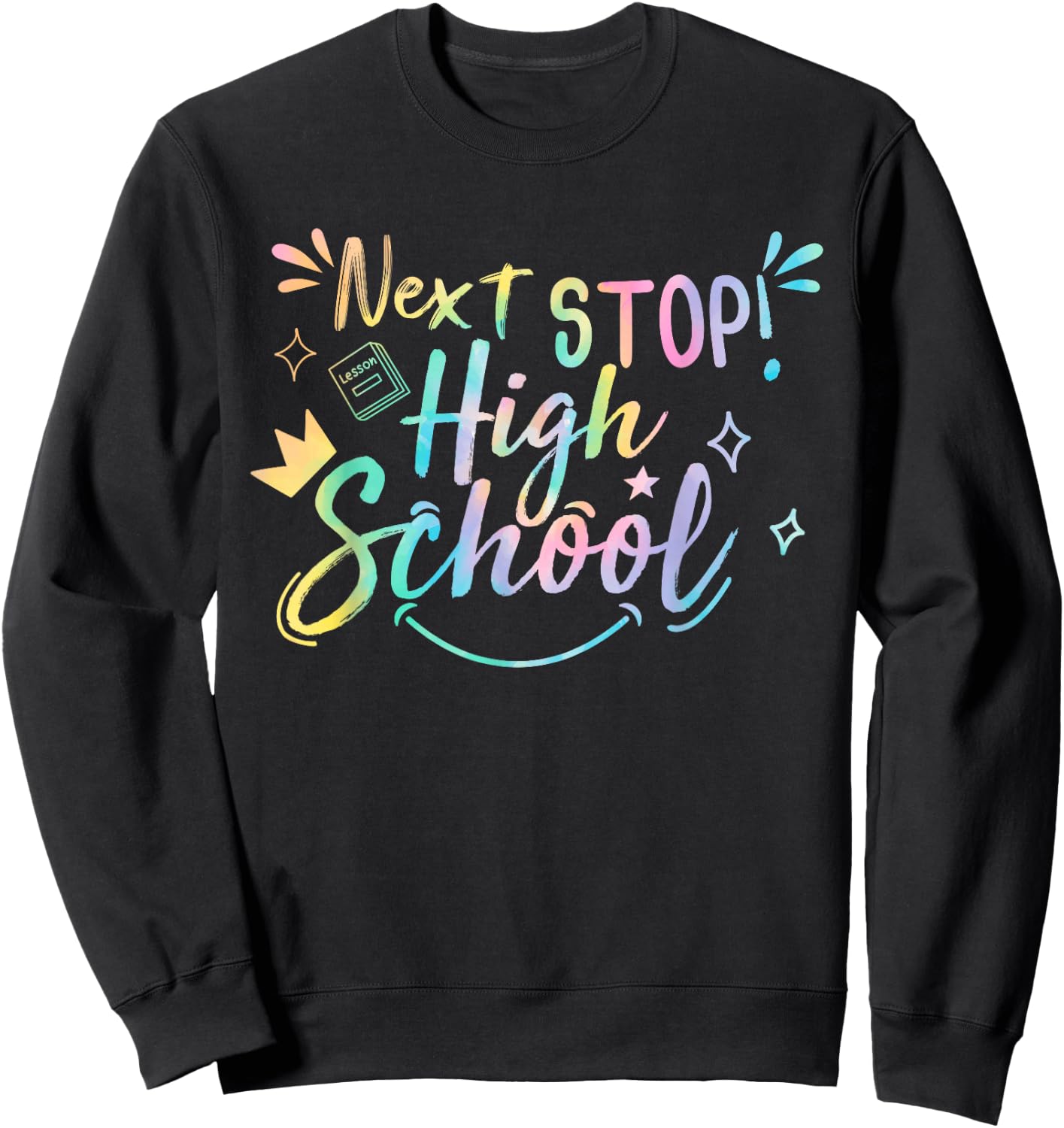 2023 Junior High School Funny Middle School Graduation Sweatshirt - Sweatshirt | Black