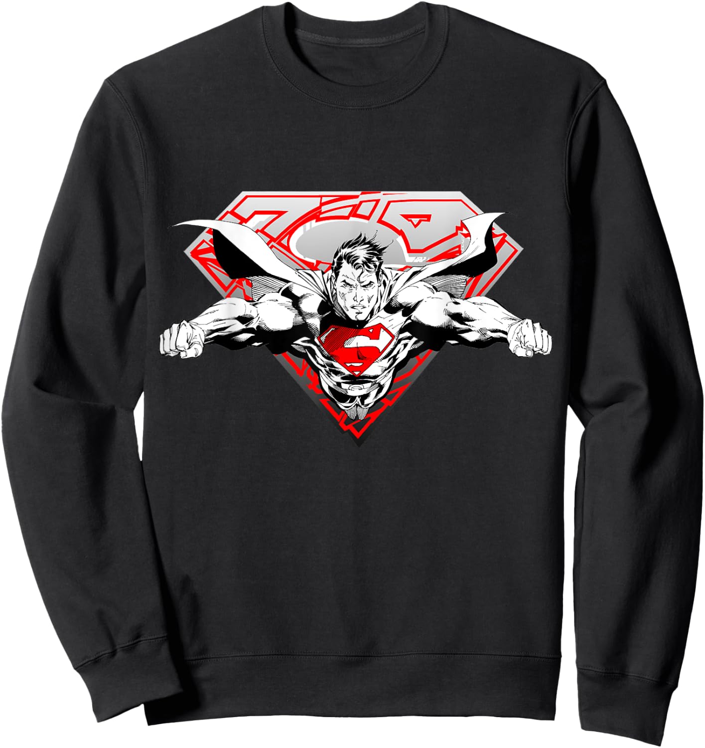 DC Superman Logo Inc Sweatshirt - Sweatshirt | Black