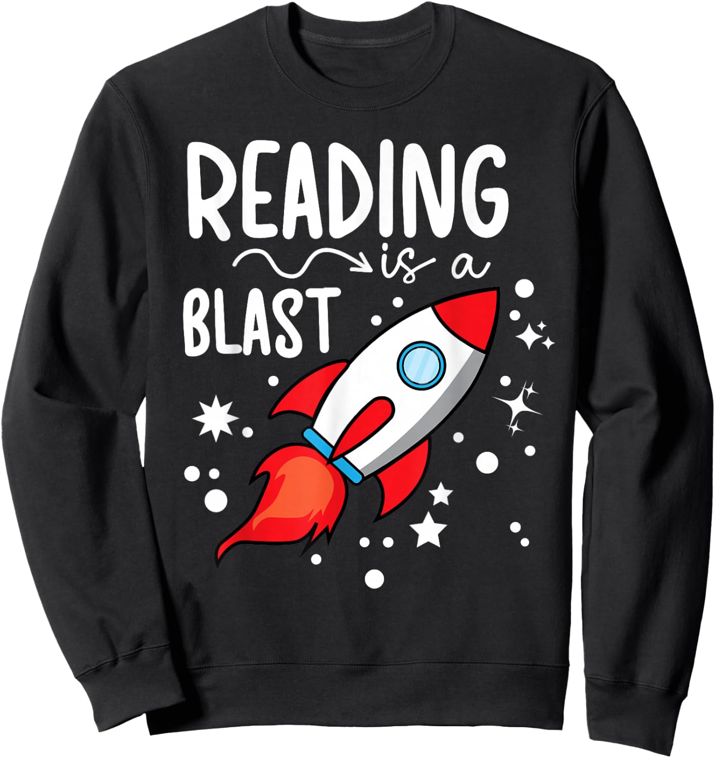 Reading Is A Blast Reading Specialist Sweatshirt - Sweatshirt | Black