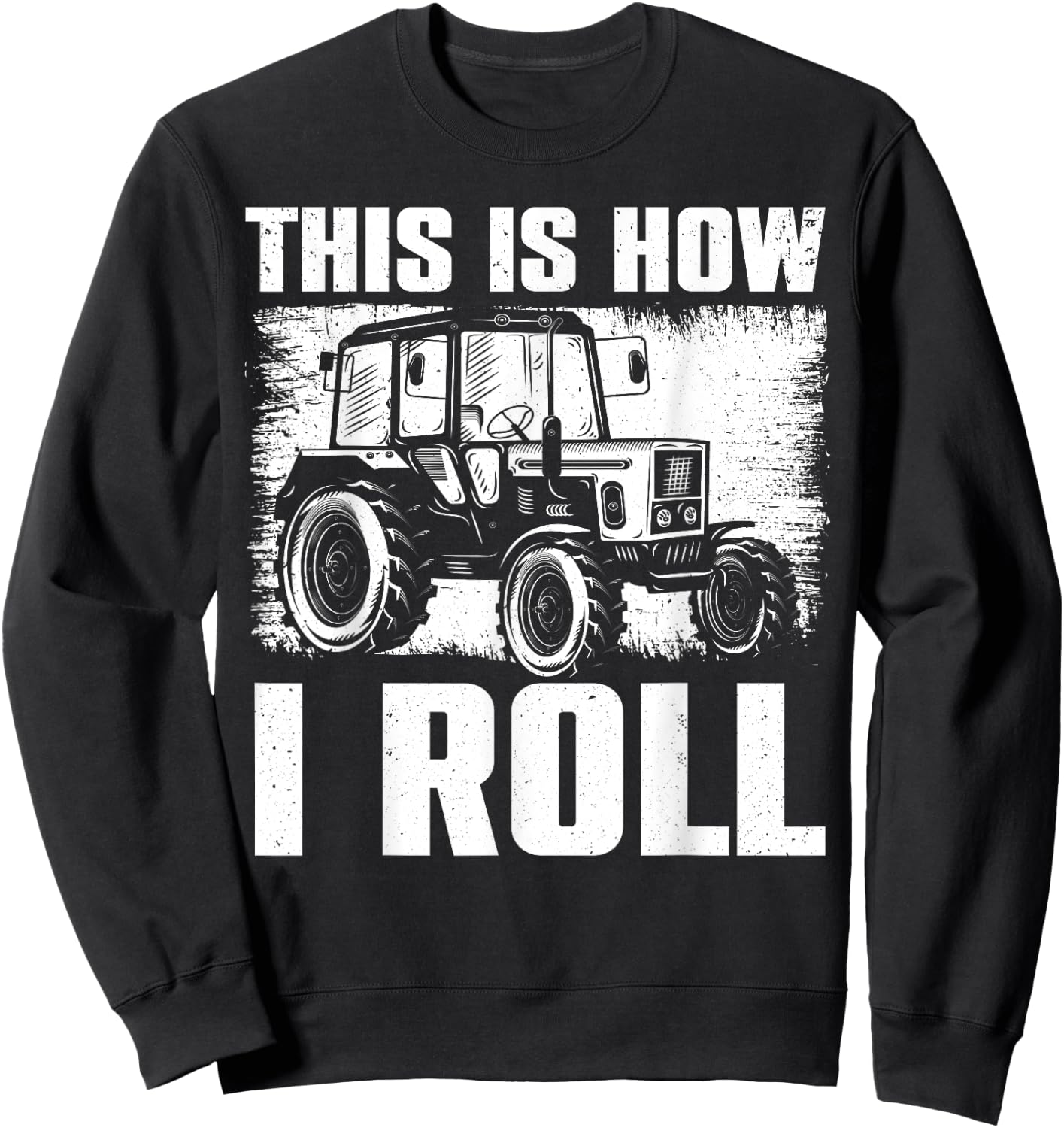 Cool Farming Tractor Art Women Tractor Lover Farmer Sweatshirt - Sweatshirt | Black