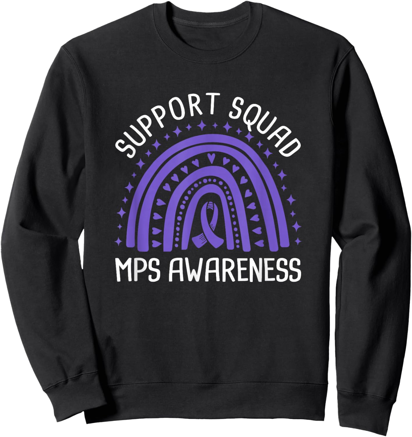 Support Squad MPS Awareness Sweatshirt - Sweatshirt | Black