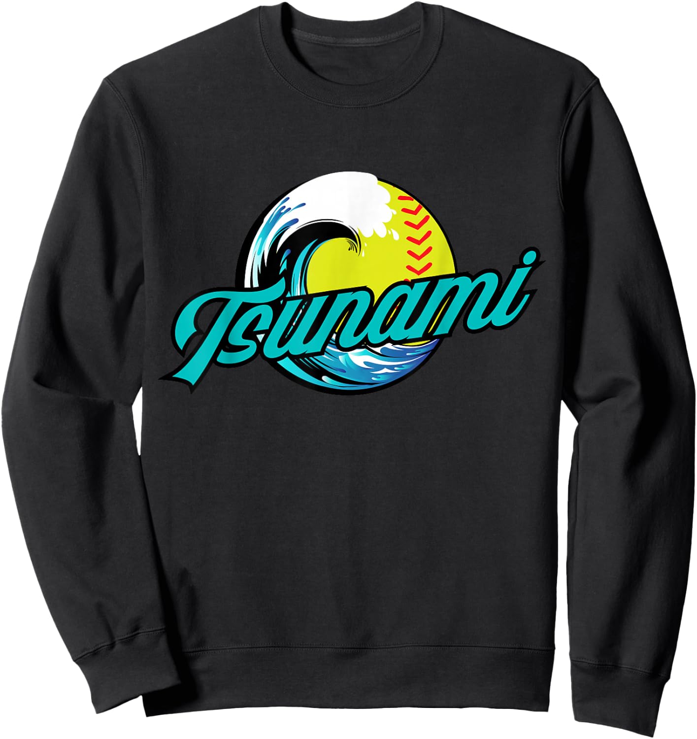Tsunami Softball Sweatshirt - Sweatshirt | Black