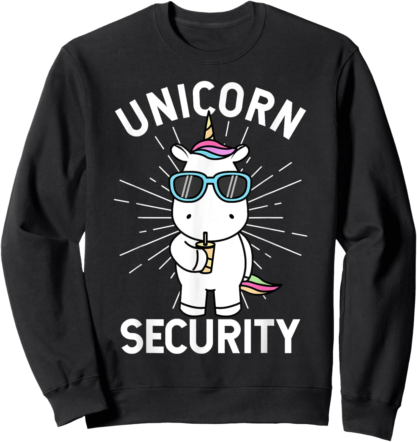 Unicorn Security Sweatshirt - Sweatshirt | Black