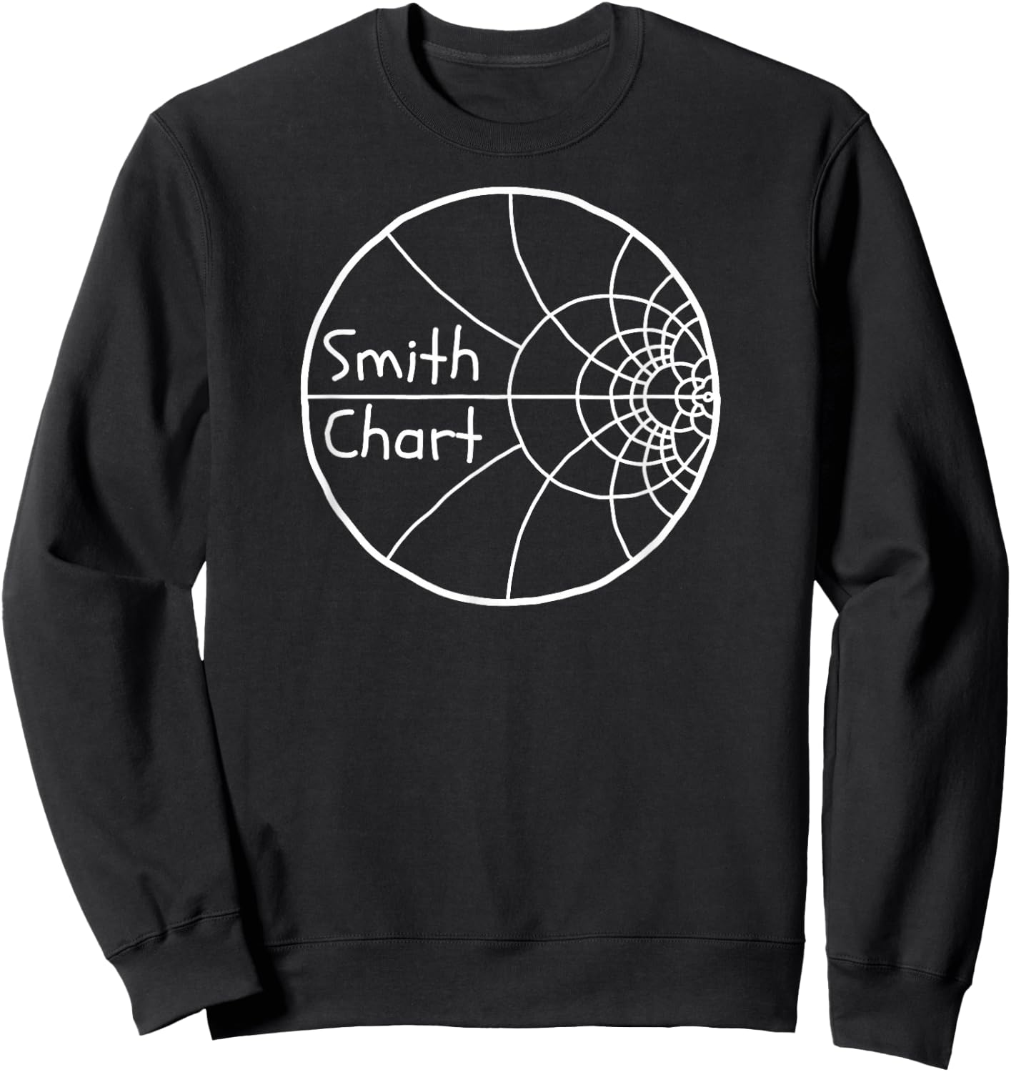 SMITH CHART Electrical Engineer Radio Electronics Impedance Sweatshirt - Sweatshirt | Black