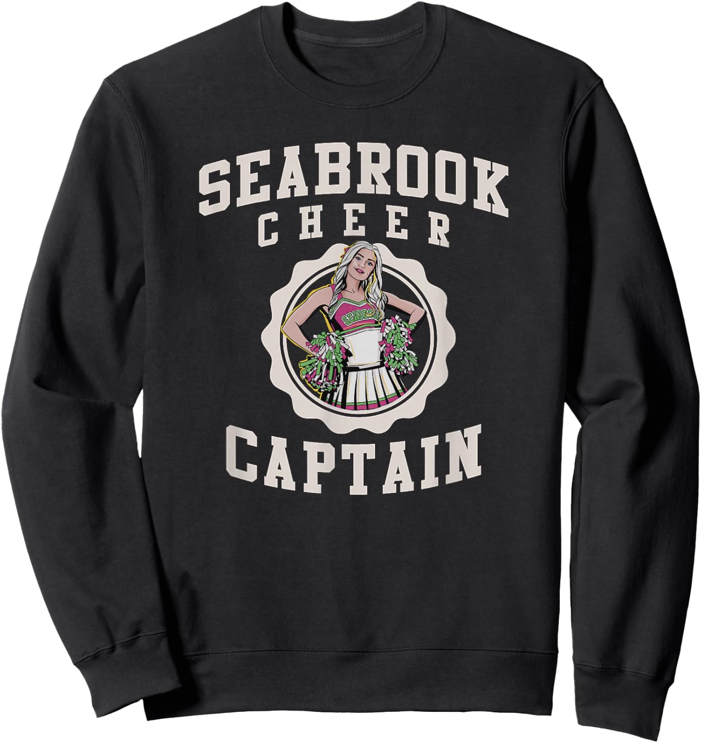 Disney Zombies Addison Cheer Captain Sweatshirt - Sweatshirt | Black