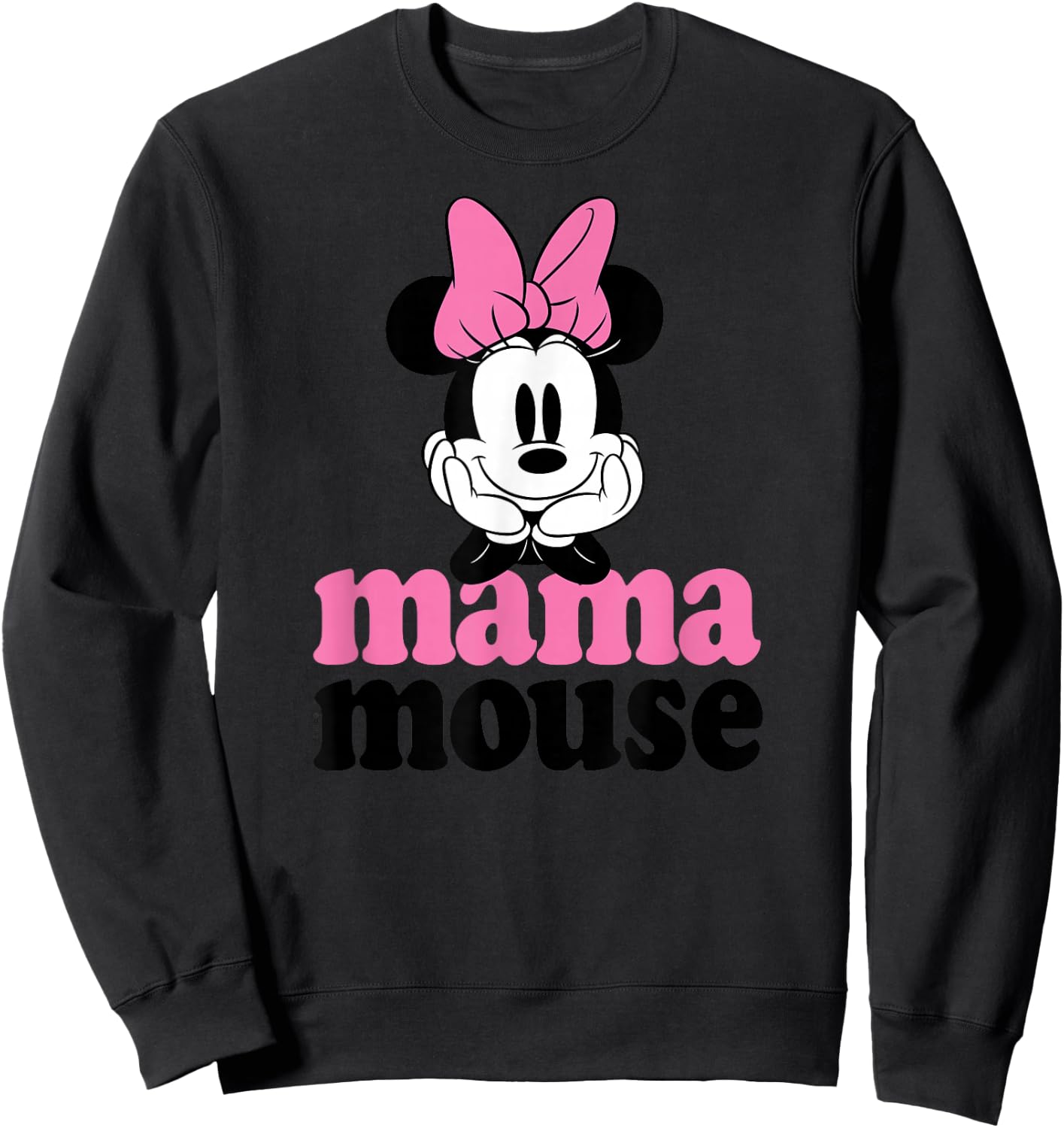Minnie Mouse - Mama Mouse Sweatshirt - Sweatshirt | Black
