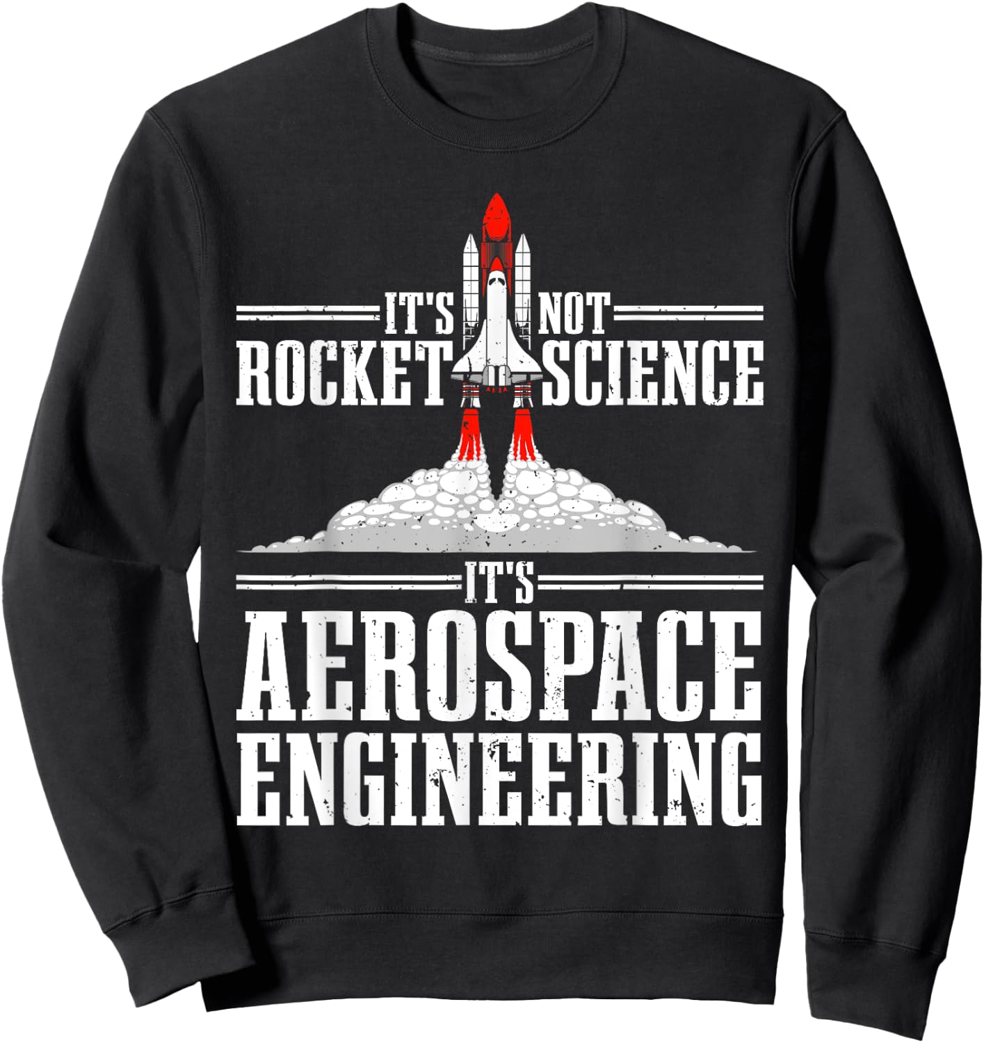 Funny Aerospace Engineering Women Aerospace Engineer Sweatshirt - Sweatshirt | Black