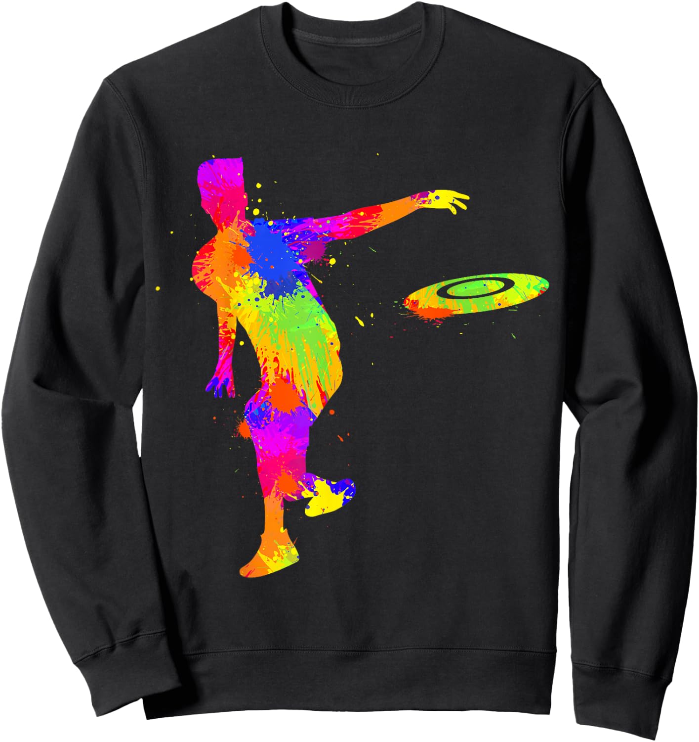 Disc Golf Disc Golf Frisbee Sweatshirt - Sweatshirt | Black