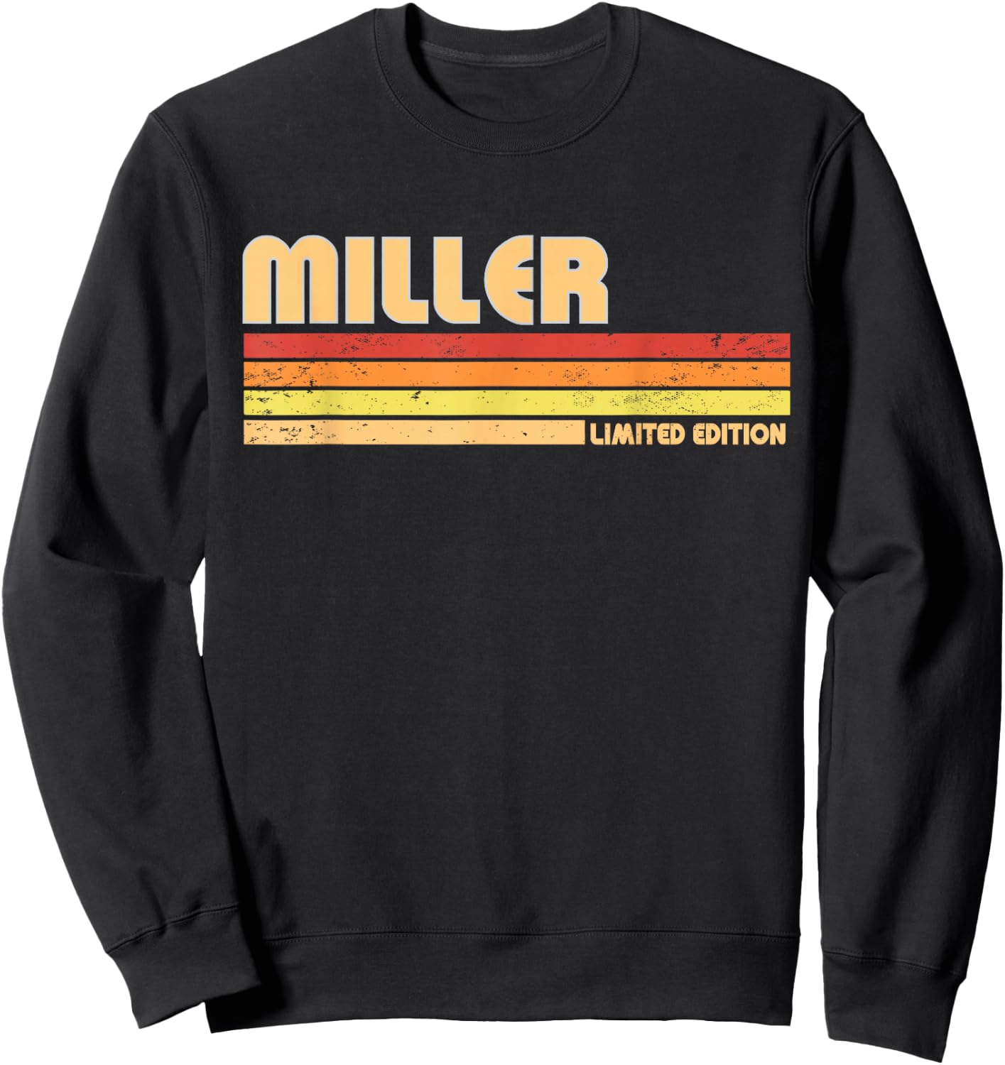 MILLER Funny Personalized Title Profession Birthday Idea Sweatshirt - Sweatshirt | Black