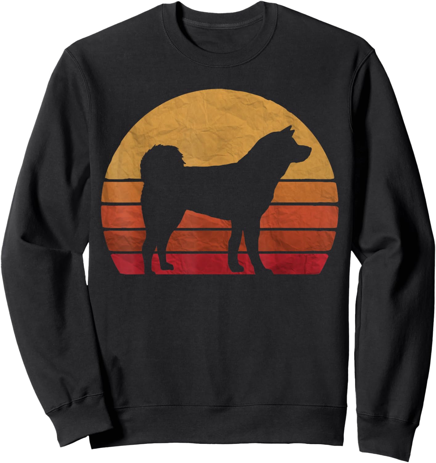 Funny Akita Art Men Women Dog Walker Veterinarian Dog Sitter Sweatshirt - Sweatshirt | Black