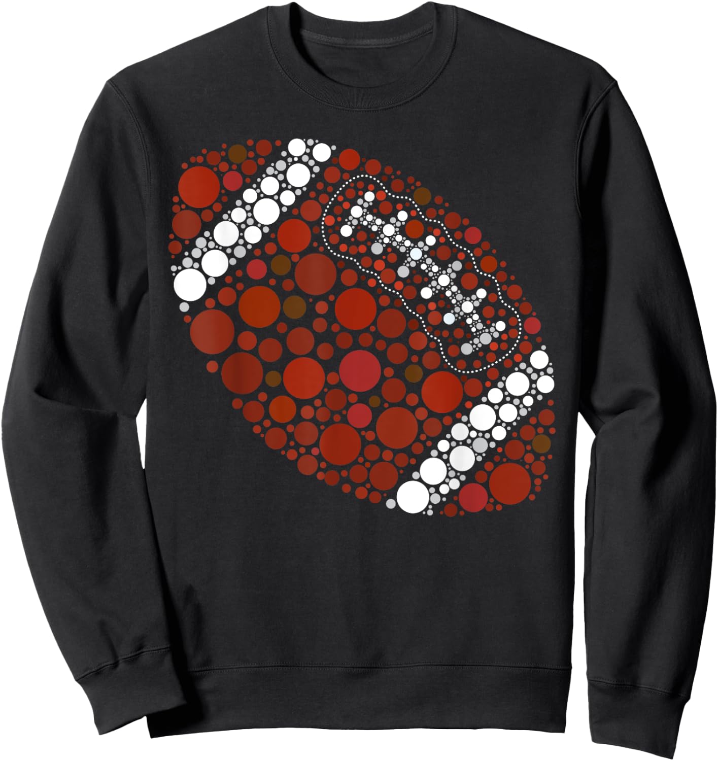 International Dot Day Football sports boys girls teacher Sweatshirt - Sweatshirt | Black