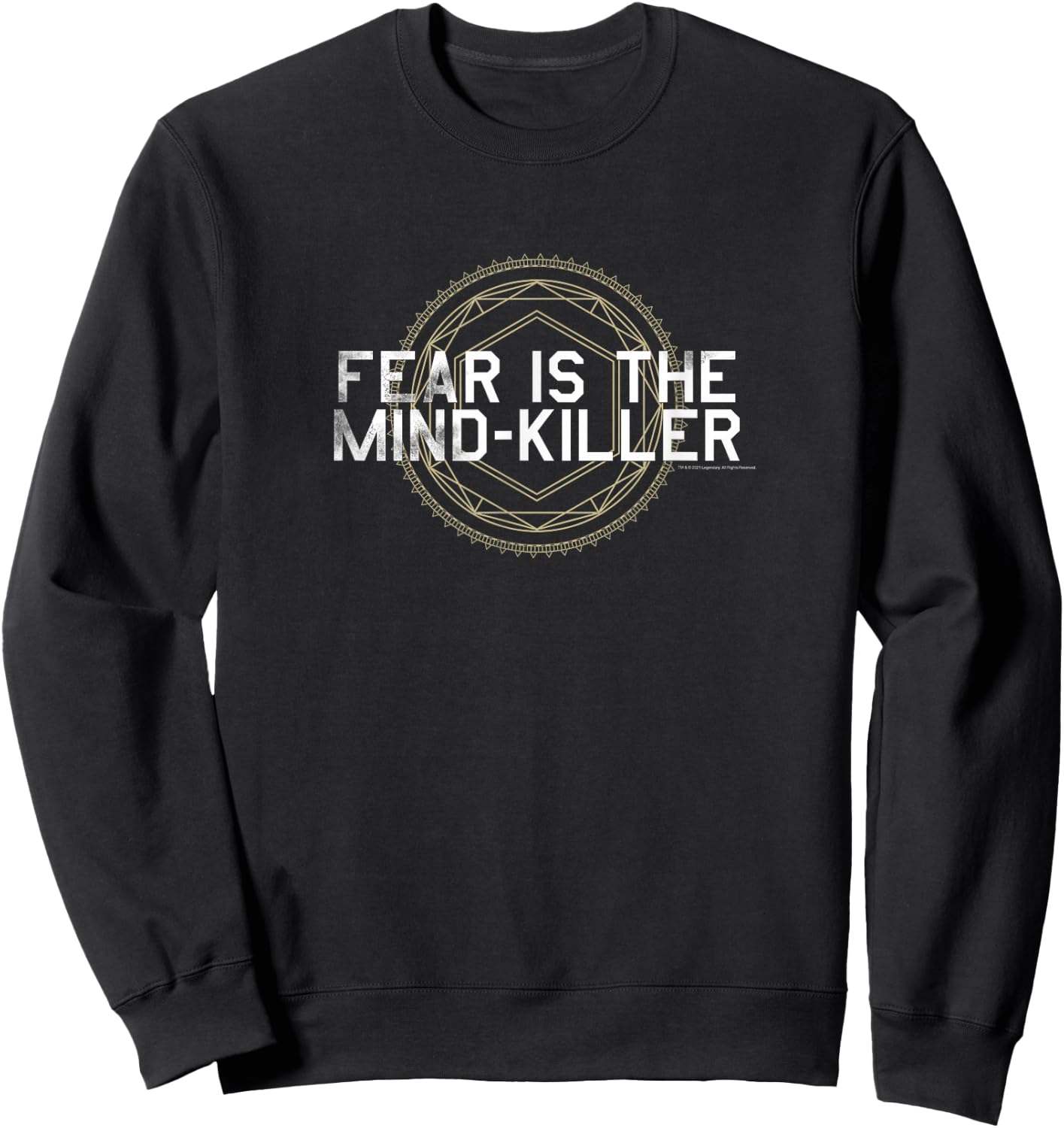 Dune (2021) - Fear is The Mind Killer - Shai-Hulud Sweatshirt - Sweatshirt | Black