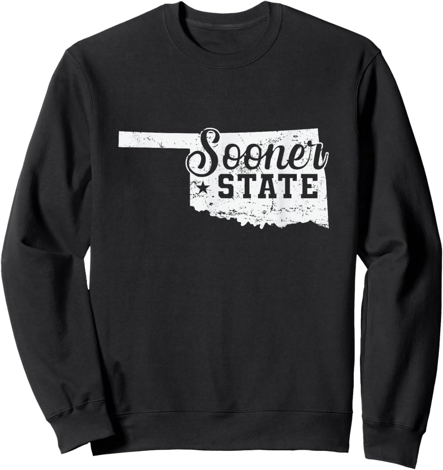 Oklahoma Sooner State USA America Sweatshirt - Sweatshirt | Black