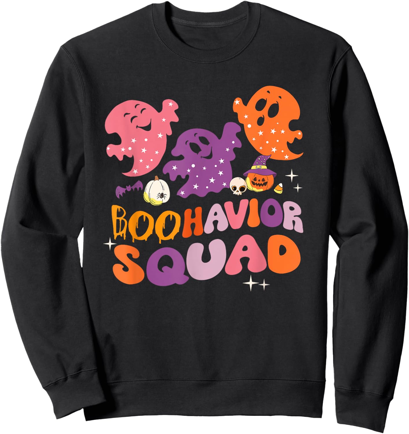 Boohavior Squad Behavior Squad ABA Therapist Halloween Sweatshirt - Sweatshirt | Black