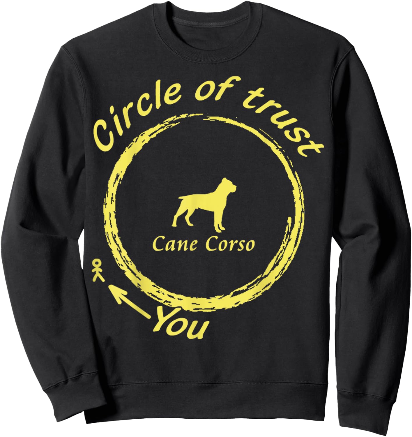 Cane Corso | Cane Corso Circle of Trust Sweatshirt - Sweatshirt | Black