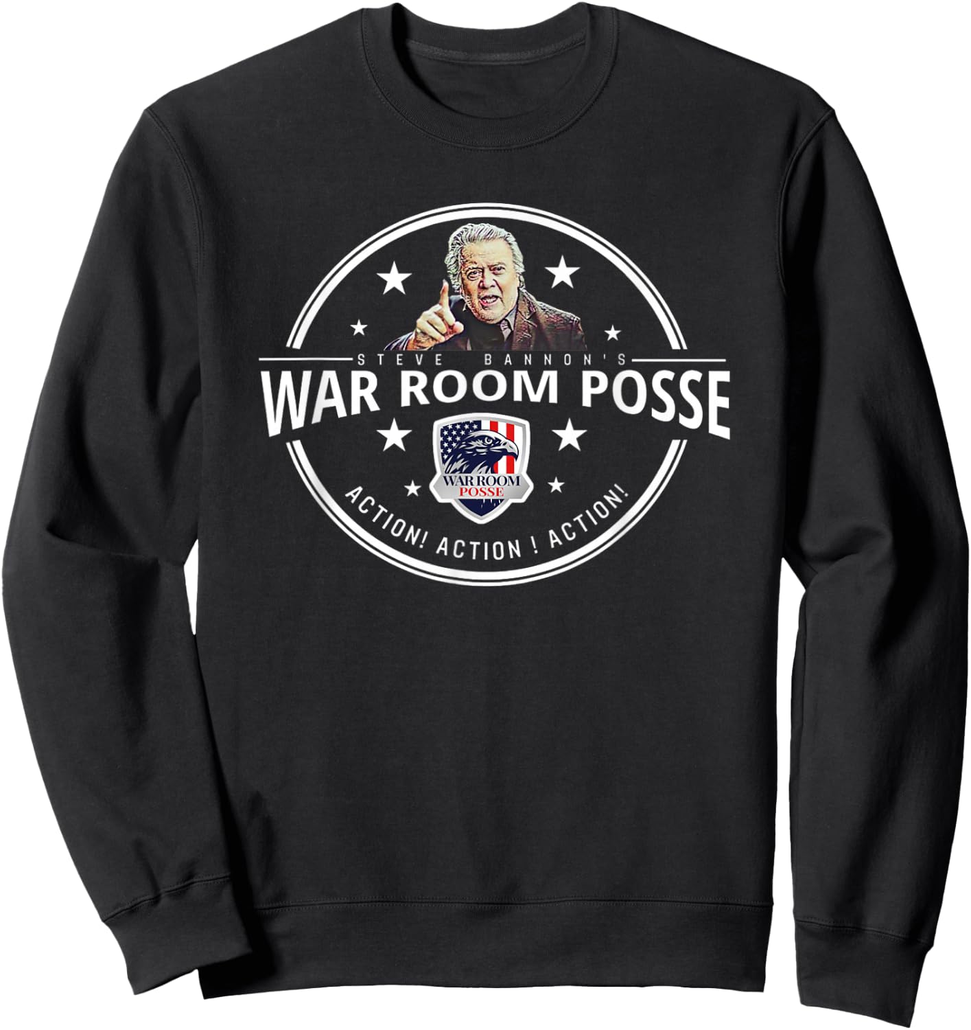 Bannon's War Room Posse Political Gift Sweatshirt - Sweatshirt | Black