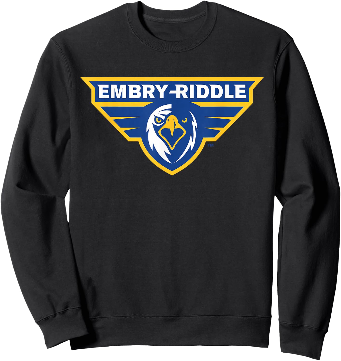 Embry Riddle University Eagles | Official NCAA | NCAFEMB001 Sweatshirt - Sweatshirt | Black