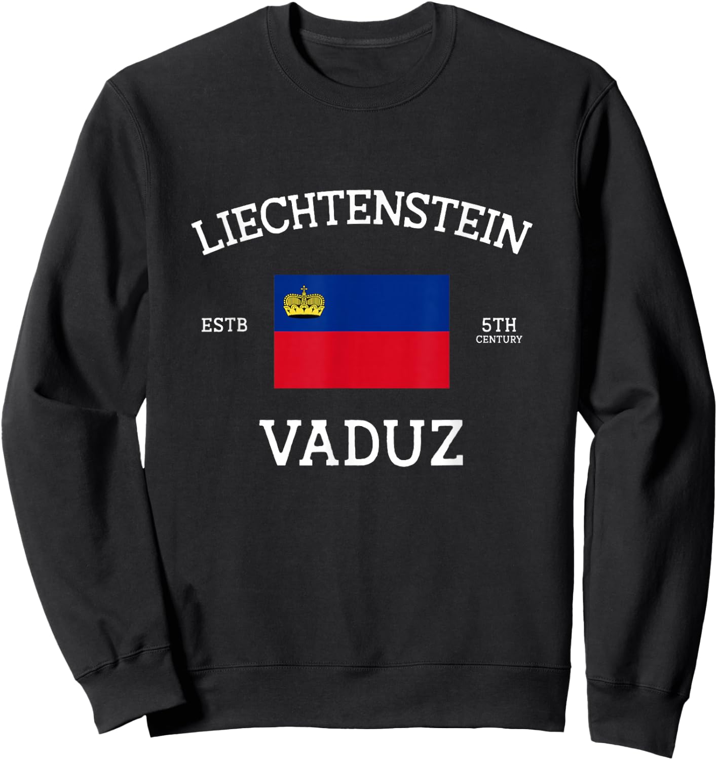 Liechtenstein History Sweatshirt - Sweatshirt | Black
