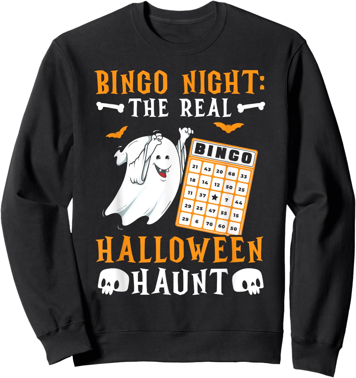 Bingo Halloween Trick Or Treat Bingo Player Bingo Caller Sweatshirt - Sweatshirt | Black