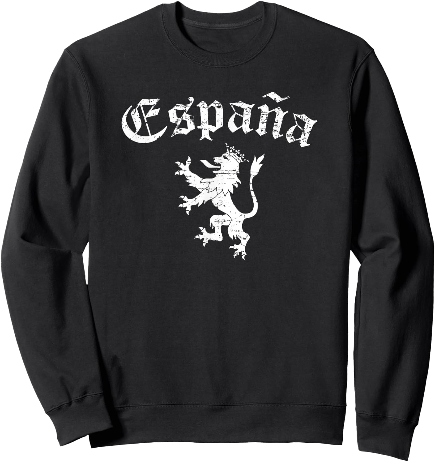 Espana Spain Lion Symbol Spanish Spaniard Pride Sweatshirt - Sweatshirt | Black