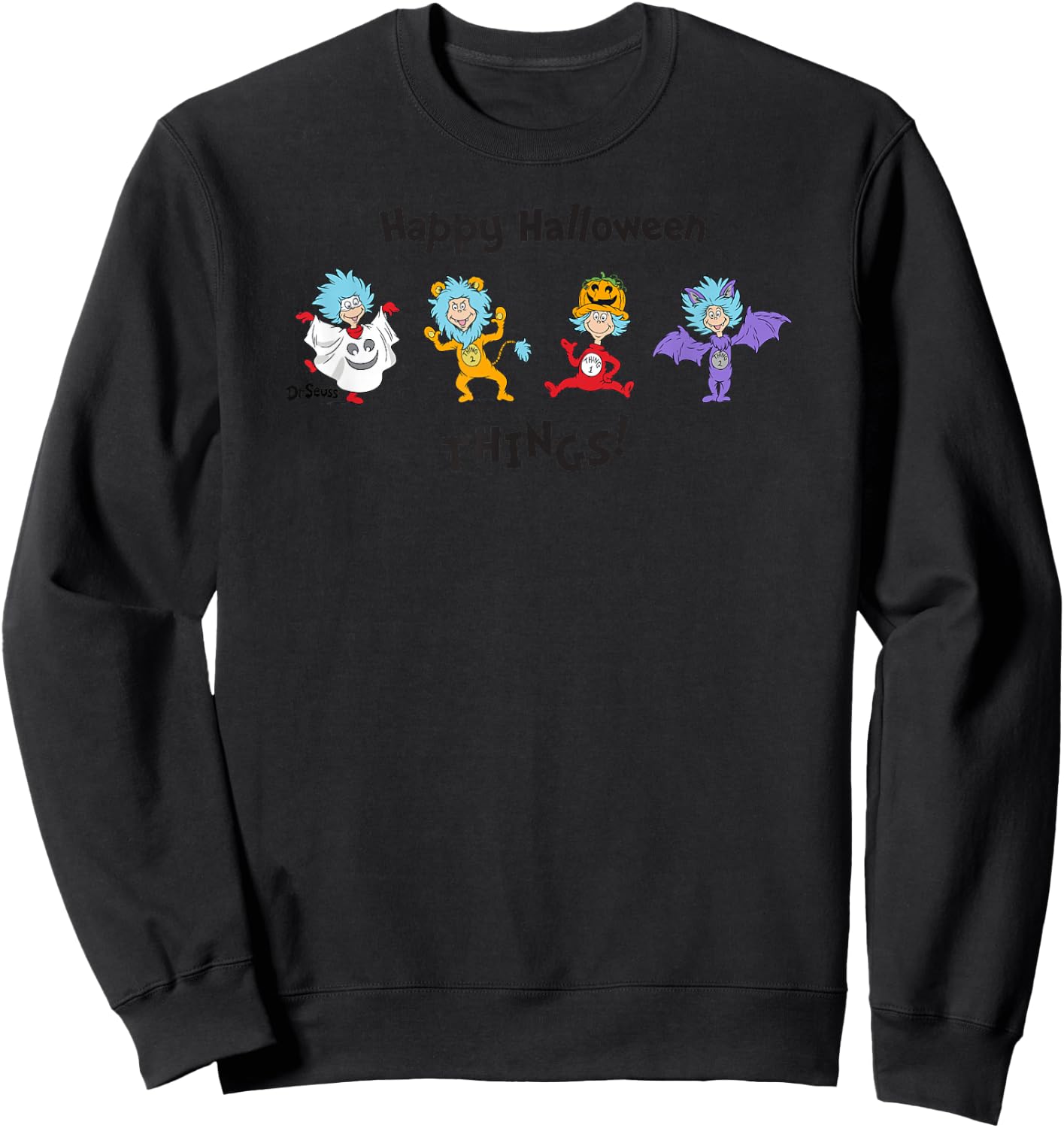 Dr. Seuss Happy Halloween Things Sweatshirt - Sweatshirt | Black