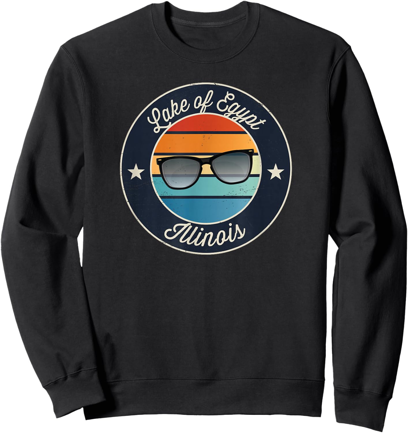 Lake of Egypt - Illinois Souvenir Sweatshirt - Sweatshirt | Black