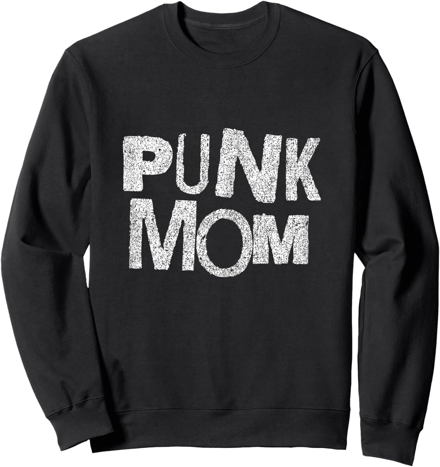 Funny Punk Mom Goth Emo Mother's Day Sweatshirt - Sweatshirt | Black