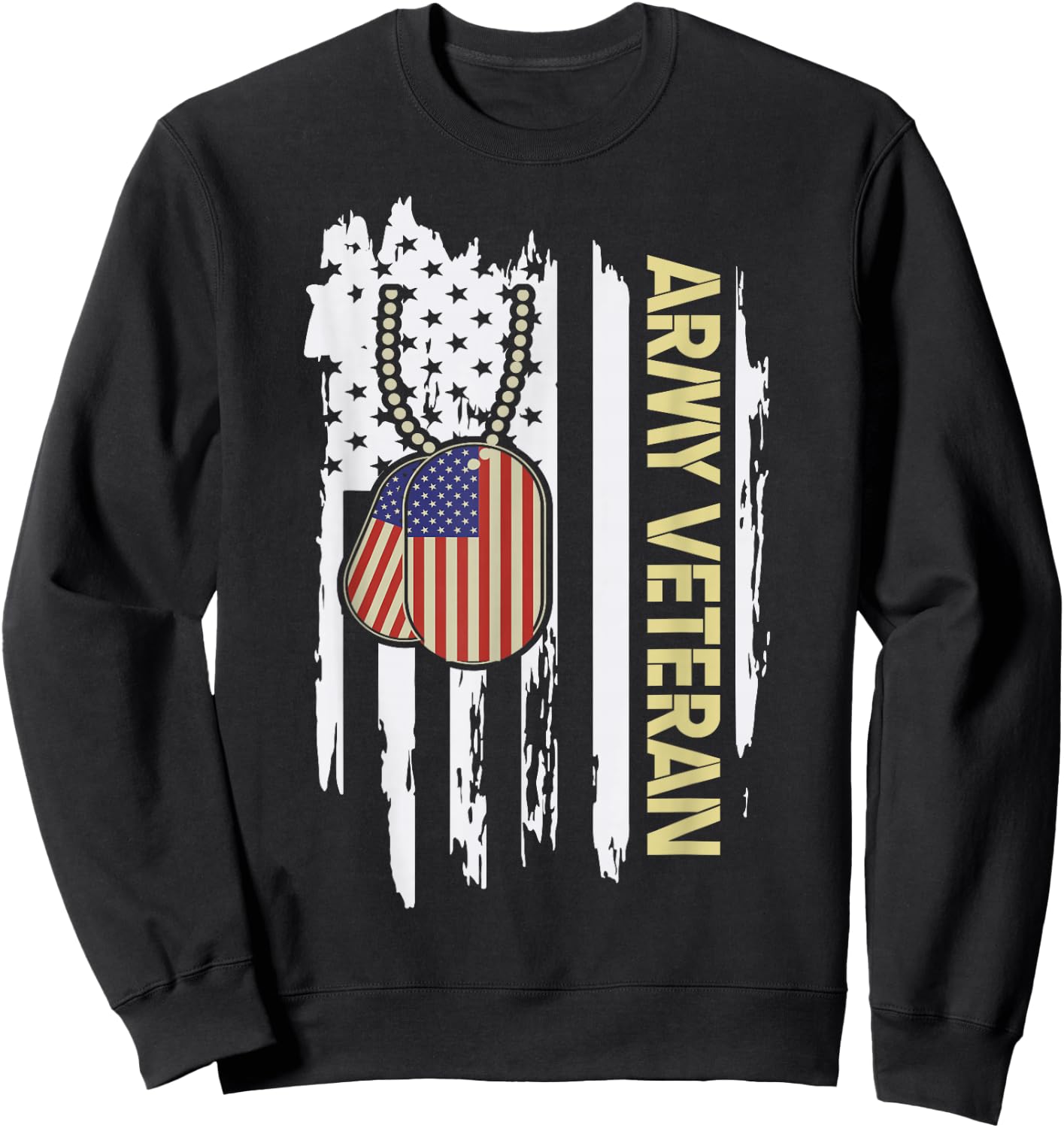 Army Veteran Veterans Day Veteran Sweatshirt - Sweatshirt | Black