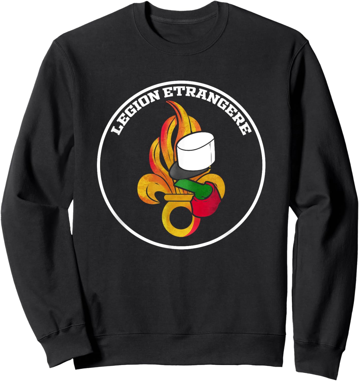 Legion Etrangere Crest & Uniform Sweatshirt - Sweatshirt | Black