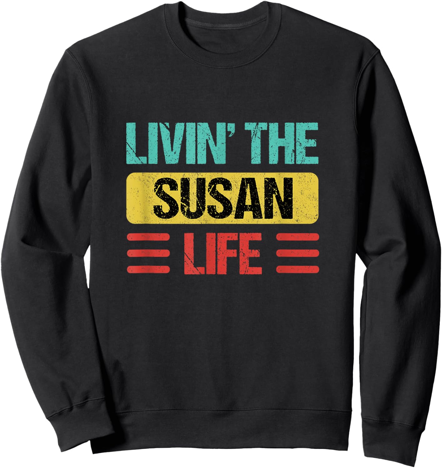 Susan Name Sweatshirt - Sweatshirt | Black