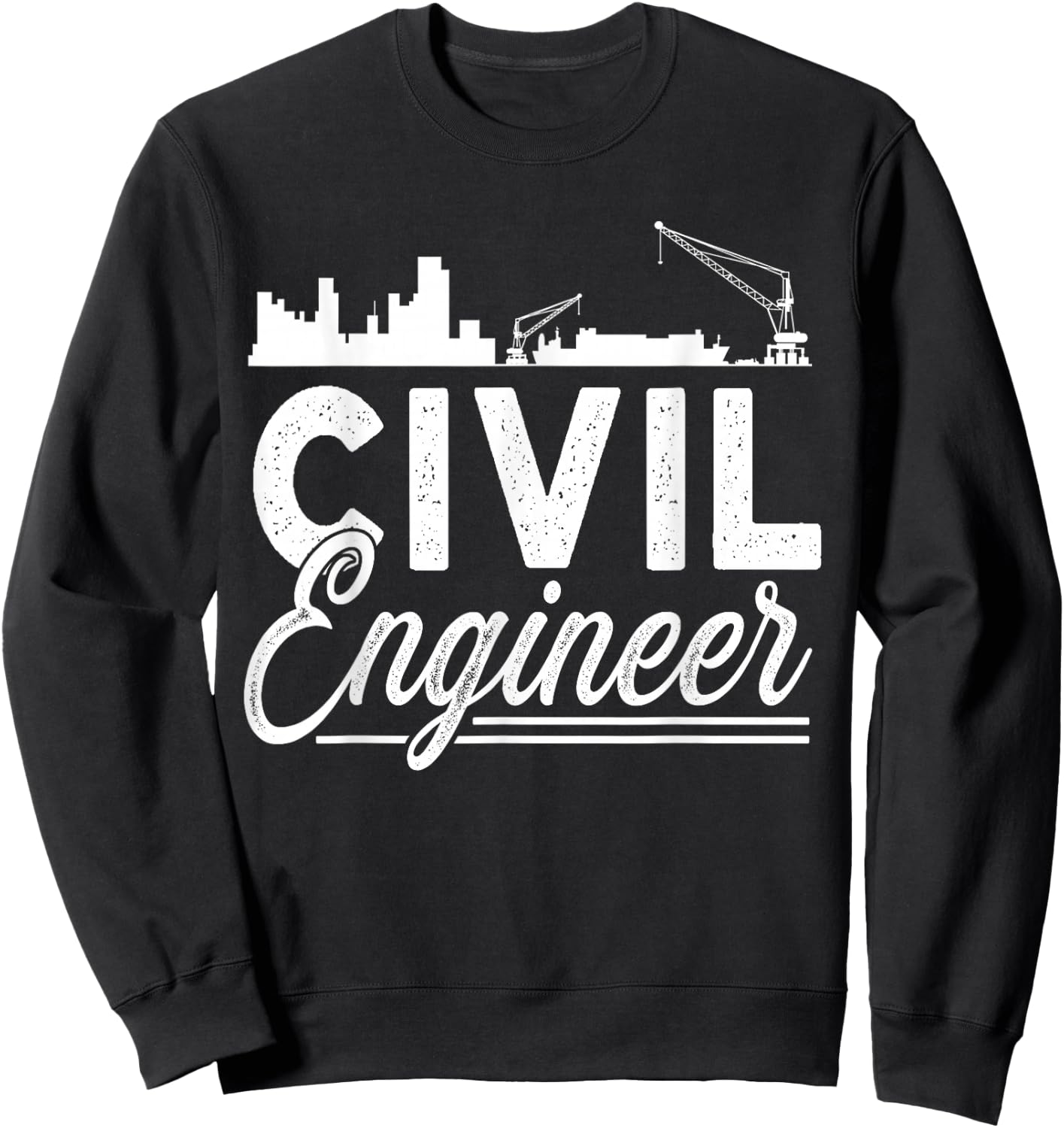 Civil Engineer Student Profession Engineering Job Sweatshirt - Sweatshirt | Black