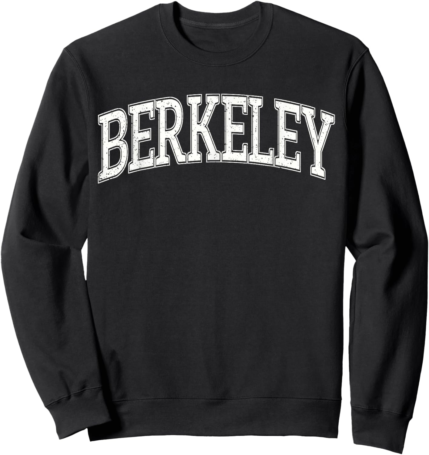 City of Berkeley Varsity Jersey Style Sweatshirt - Sweatshirt | Black