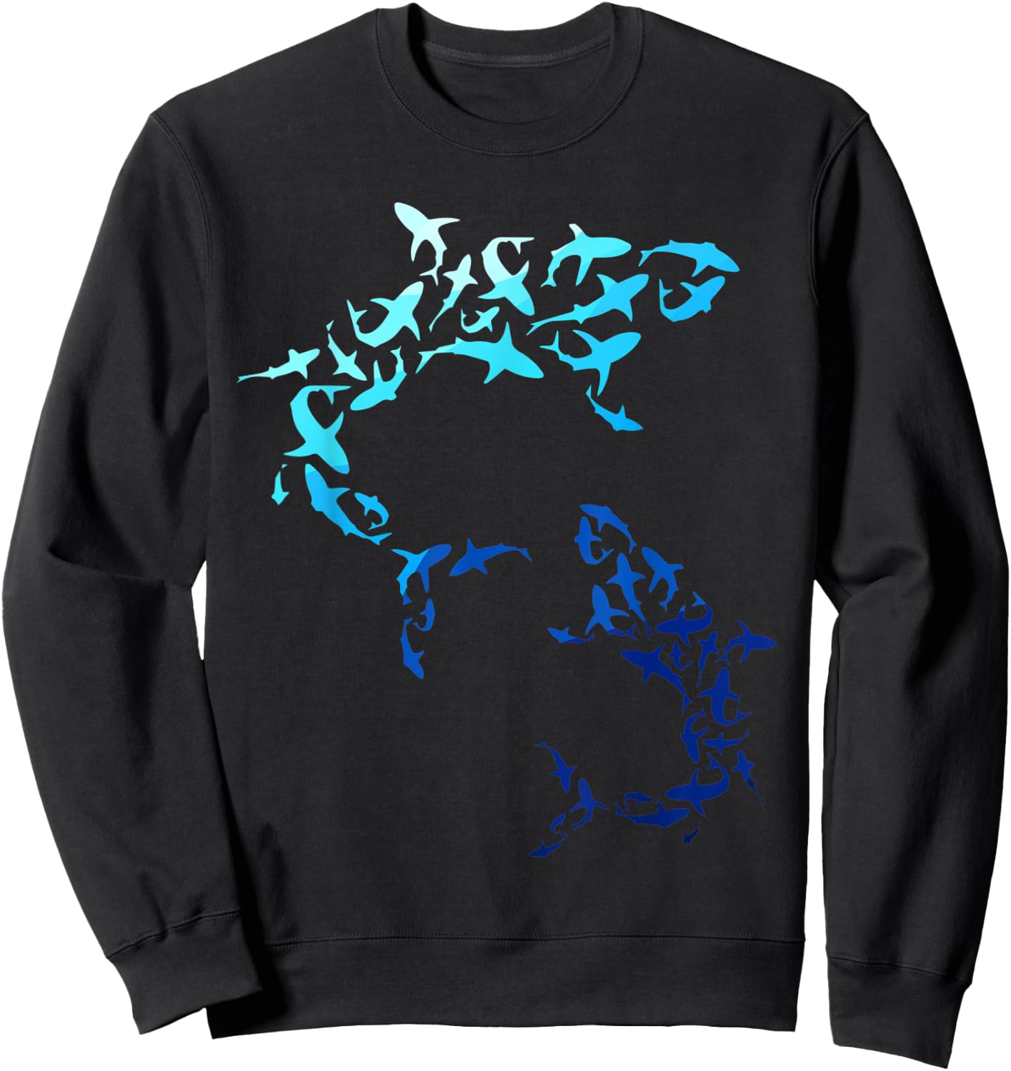 GreatWhite Shark Lover Marine Biology Animal Science Sweatshirt - Sweatshirt | Black