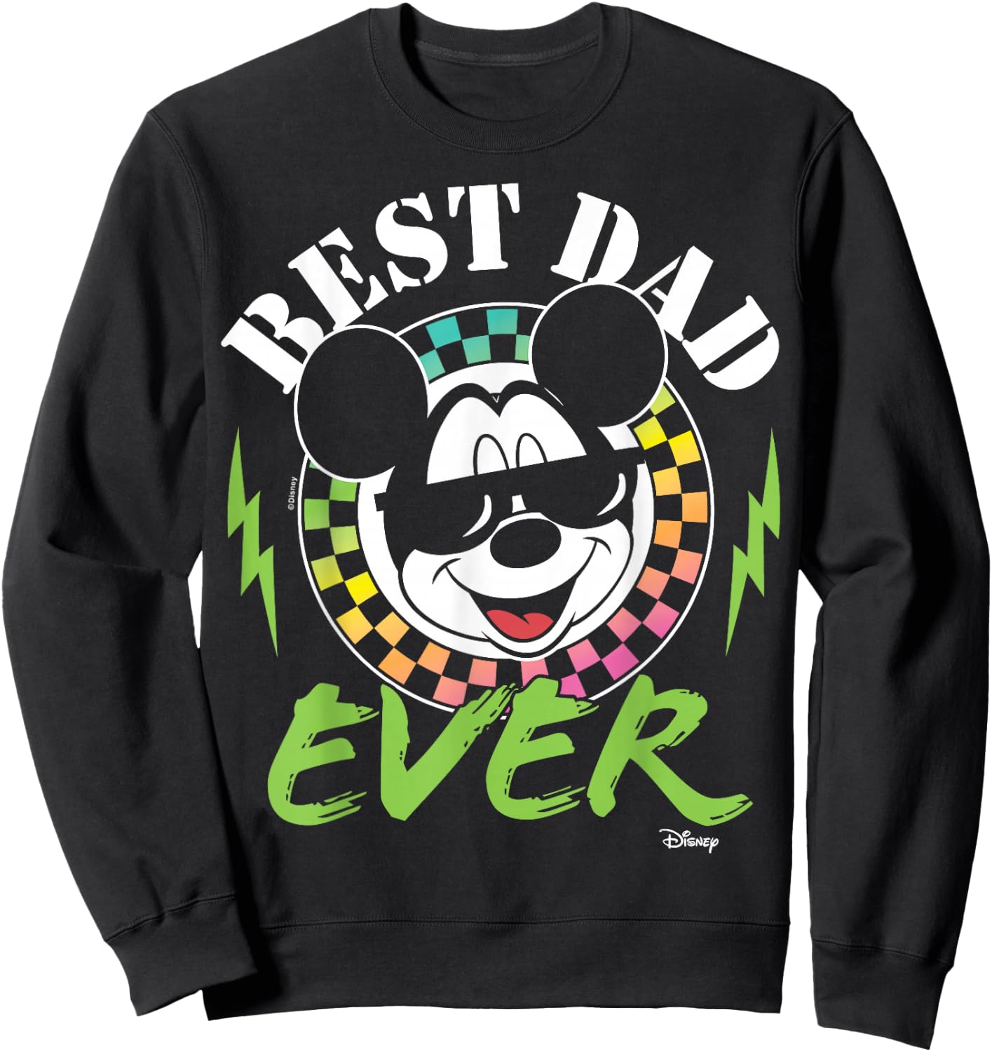 Disney - Mickey Best Dad Ever Sweatshirt - Sweatshirt | Black