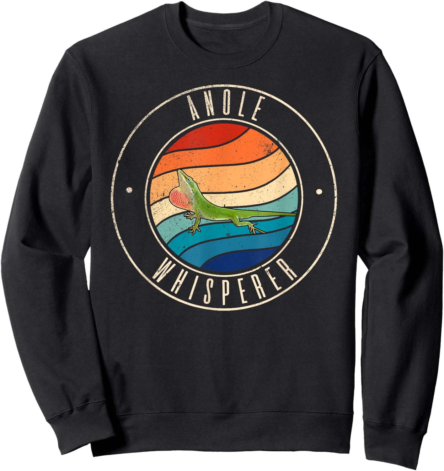Anole Whisperer Sweatshirt - Sweatshirt | Black