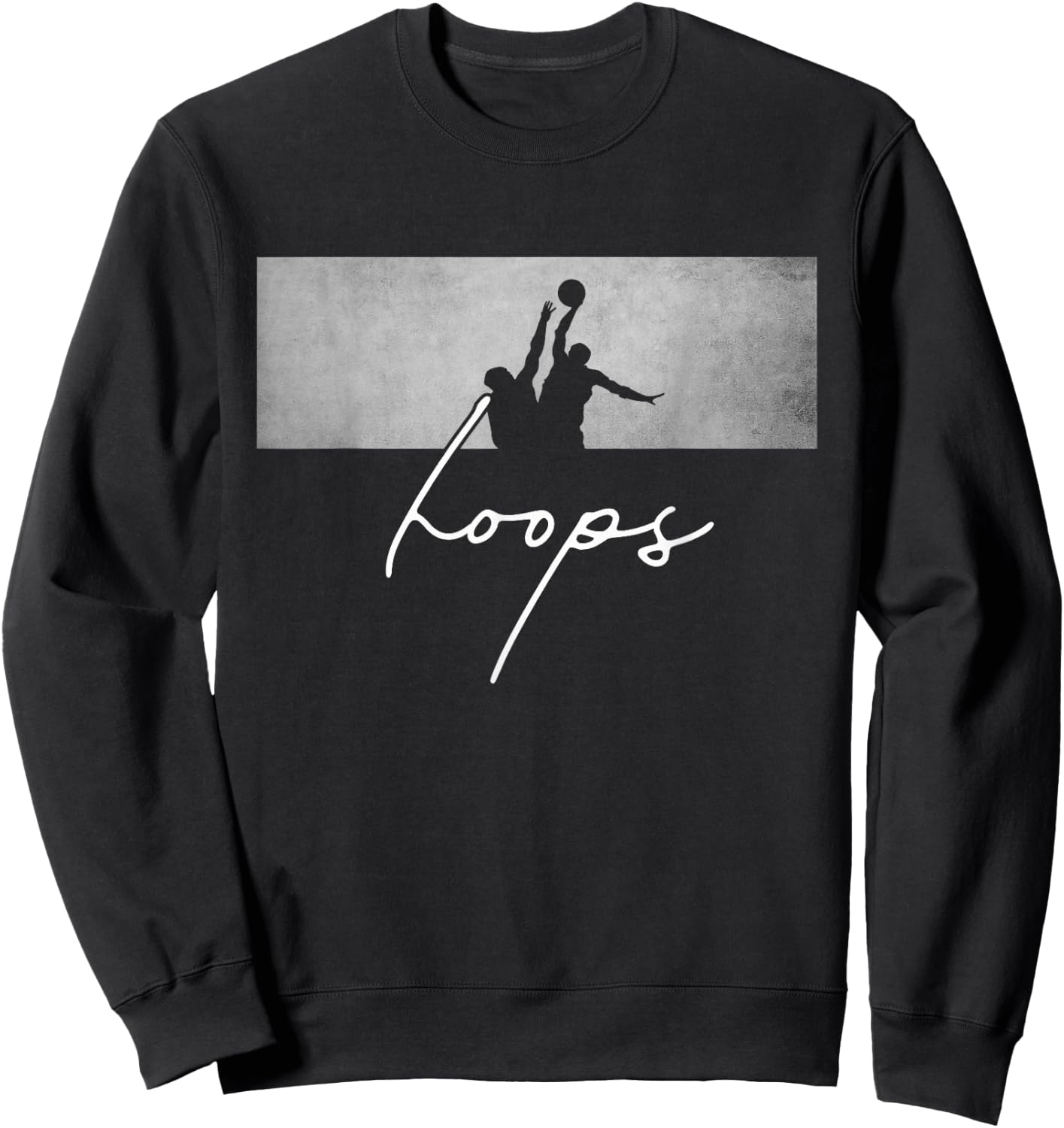 BASBO -Kids Basketball - Black, Small Sweatshirt - Sweatshirt | Black