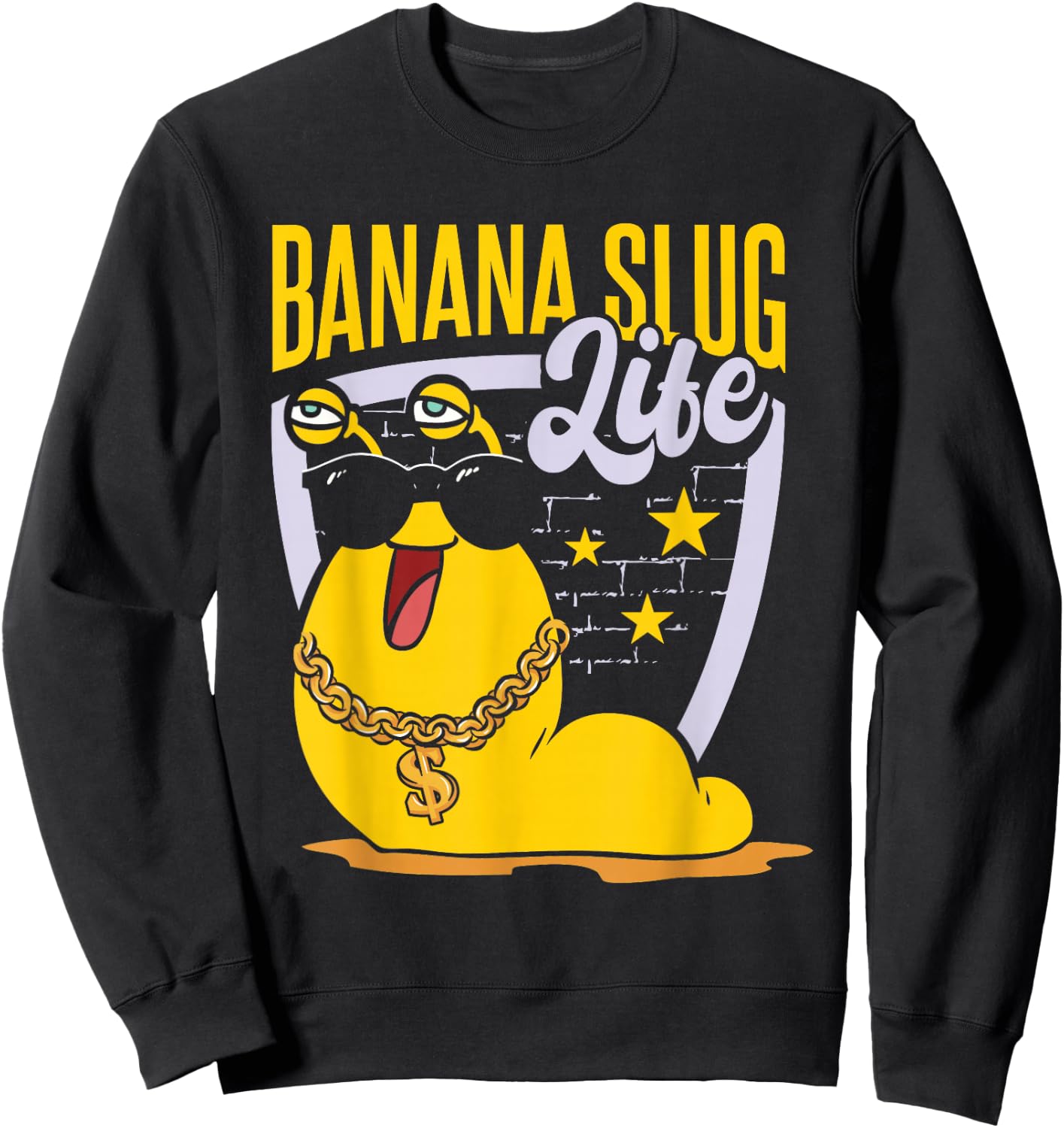 Banana Slug Life Sweatshirt - Sweatshirt | Black
