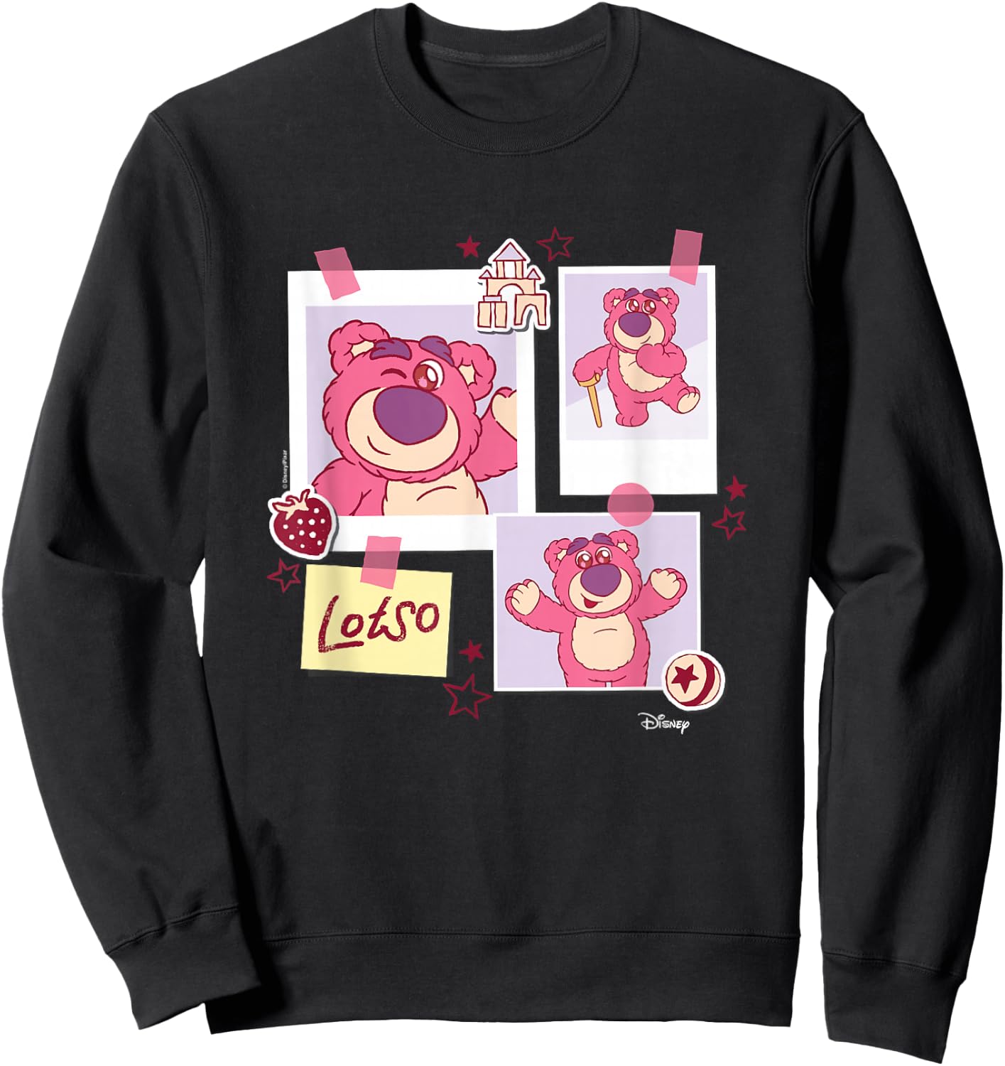Toy Story - Lotso Grid Sweatshirt - Sweatshirt | Black
